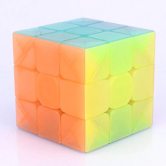 QY WARRIOR S 3X3 SPEED CUBE WARRIOR W UPGRADED VERSION 3X3 PUZZLE CUBES (WARRIOR W 3X3 JELLY) - Image 4